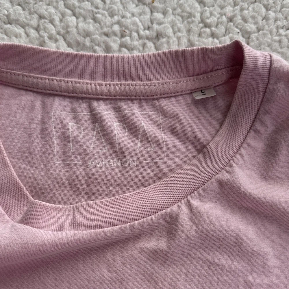 Papa Avignon Pink Graphic Papa Tee for Men